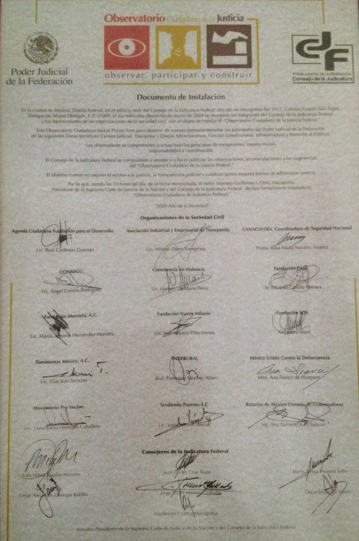 JSerranoObserva's tweet photo. Estimado Don Guillermo @IberioOrtiz usted sentó el precedente más grande d vinculación entre la @SCJN y @CJF_Mx con la sociedad civil como Ministro Presidente al instalar el #Observatorio #Ciudadano d la #Justicia
@ArturoZaldivarL @YasminEsquivel_ @lorettaortiza @MargRiosFarjat https://t.co/kPog49WGzi