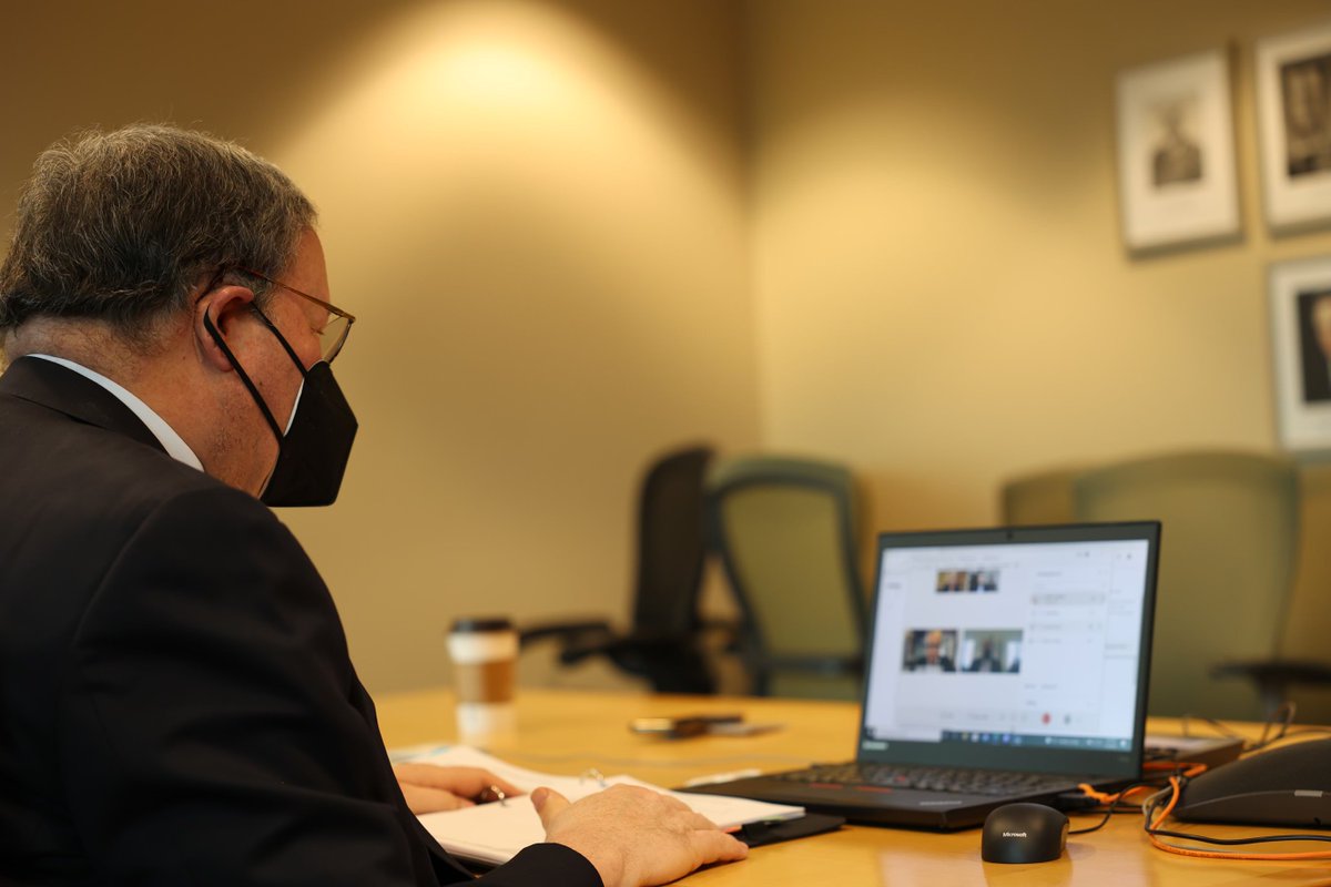 Today I met virtually with Canadian climate leaders @gmbutts, @cathmckenna, and @MarkJCarney for an engaging discussion on how Canada and the United States can work together to achieve our shared goals toward a greener, cleaner future.