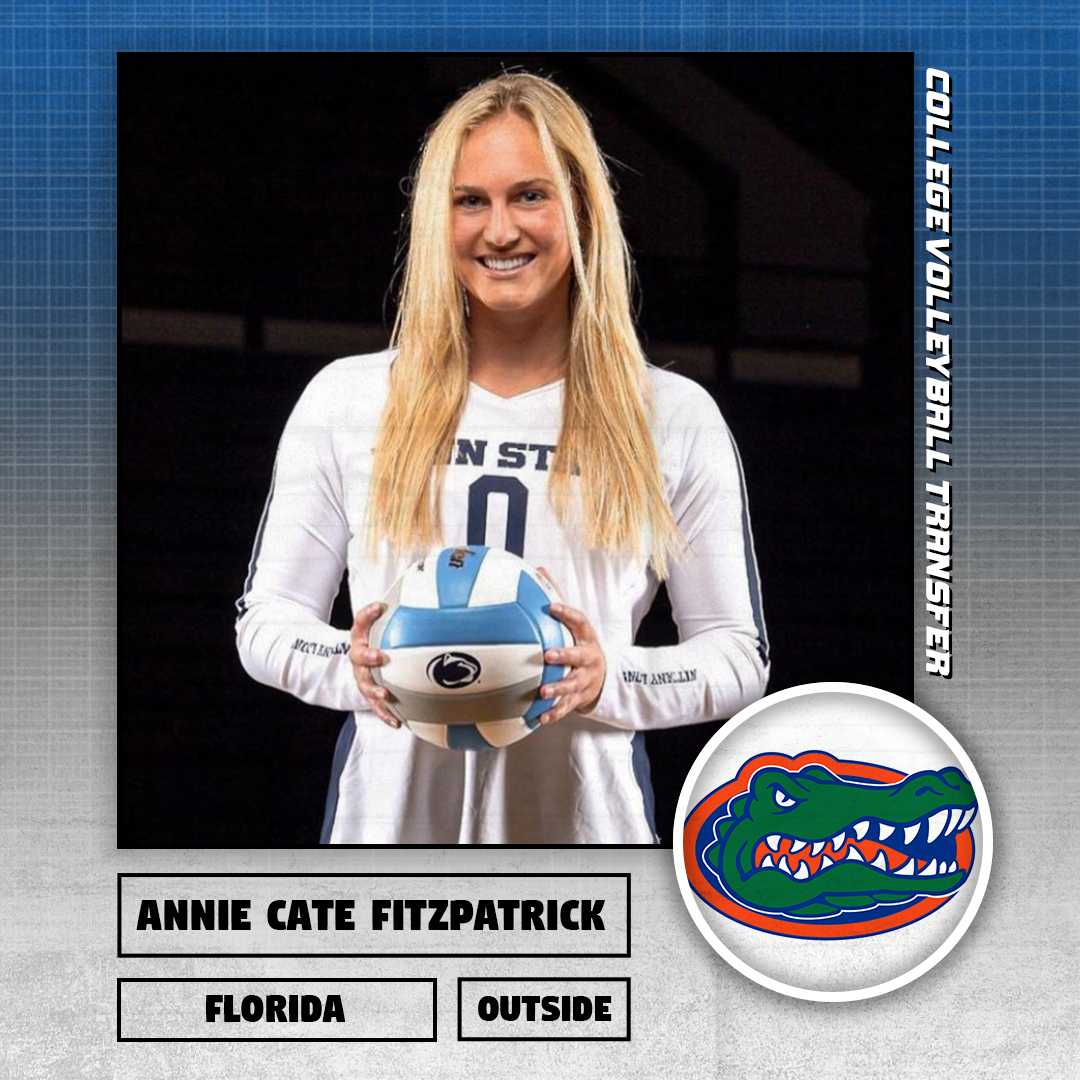 CVBTransfers's tweet photo. 𝗩𝗼𝗹𝗹𝗲𝘆𝗯𝗮𝗹𝗹 𝗧𝗿𝗮𝗻𝘀𝗳𝗲𝗿

✏️: Annie Cate Fitzpatrick
🏐: Outside Hitter
⬅️: Penn State
➡️: @GatorsVB
🐥: @anniecatefitz

#CollegeVBTransfers | #NCAAWVB https://t.co/ULD1uLg8Hl