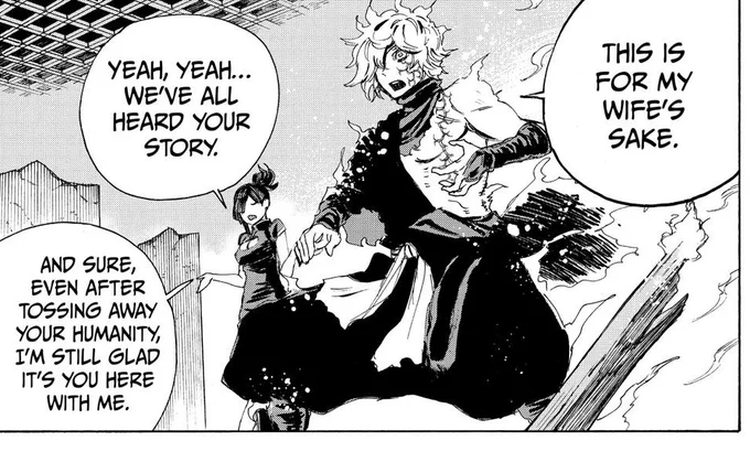 I SAID IT A FEW DAYS AGO BUT HUSBANDS LOVING THEIR WIVES LIKE CRAZY IS THE BEST DYNAMIC. GABIMARU IS SO PRECIOUS, LOYAL BABE. 