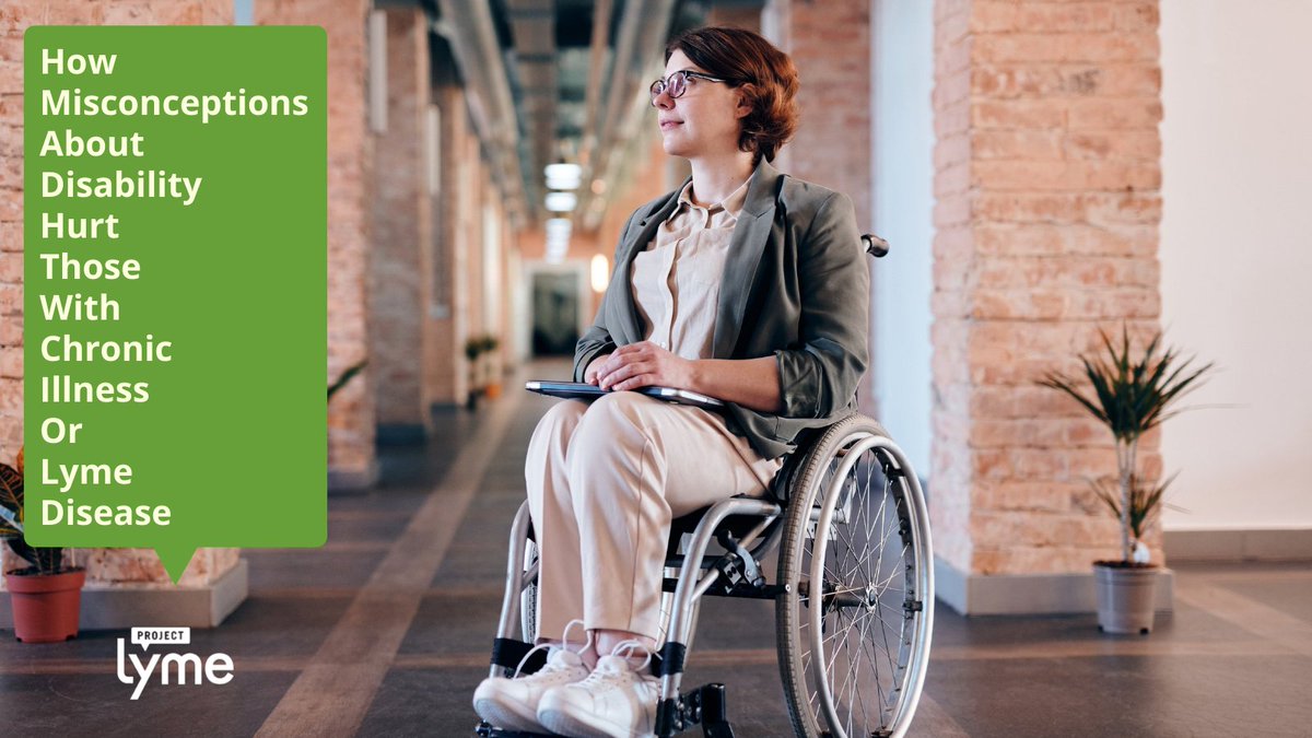ProjectLyme's tweet photo. Many people have this false perception that #disability is static. They don’t understand how individuals with #chronicillness or #LymeDisease can feel fine one day and be completely debilitated by flaring symptoms the next. Learn more via @Refinery29 https://t.co/McNDkJ6AKO https://t.co/iHZCdH2nW0