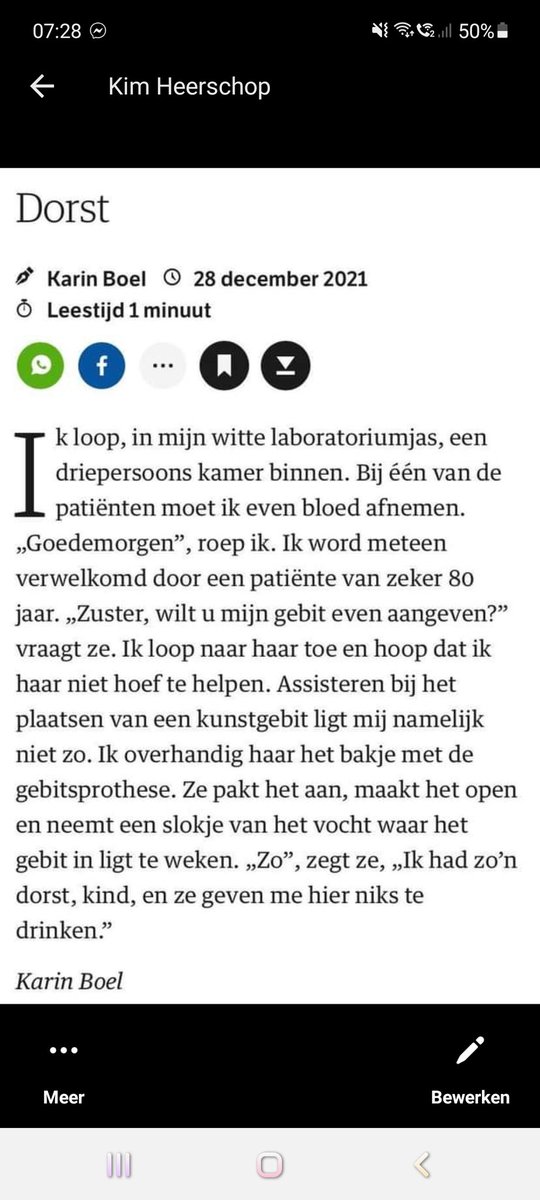 karinboel's tweet photo. En dan staat mijn stukje in de krant. Super leuk. Dit smaakt naar meer.
#NRC #ikje #jemaaktwatmeetijdenshetbloedprikken https://t.co/In7NLe5IOU