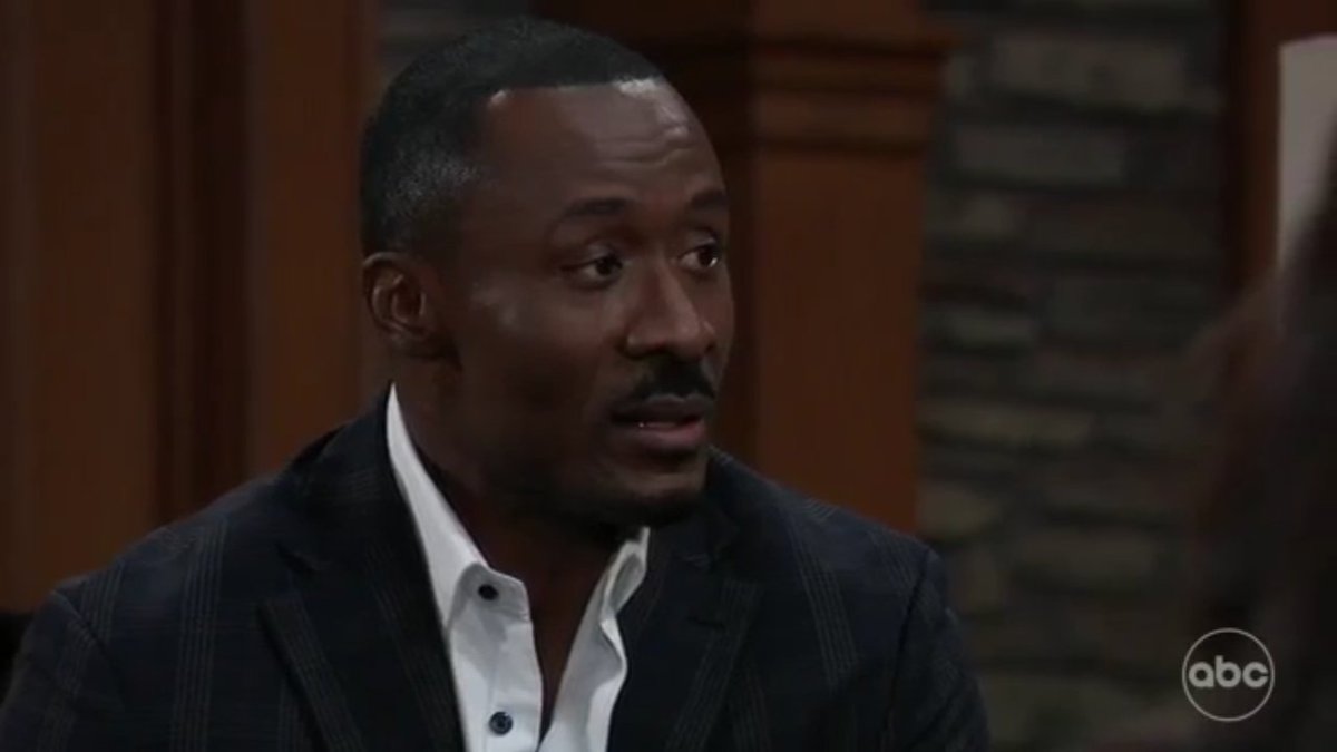 antigonea's tweet photo. I'm a sucker for fun banter.. Looks like Alexis has a new job. Even tho Shawn accused her of being a chicken. #AlexisDavis #ShawnButler #SamMcCall #Shalexis #GH https://t.co/IDKi0f4nWH