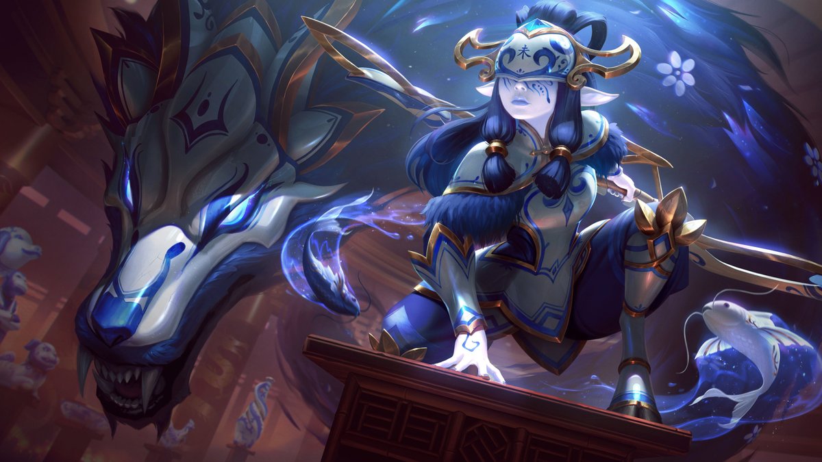 uranophane_'s tweet photo. A simple porcelain Kindred edit from a non-furry perspective.
Wanted to see what she'd look like with more fluff and... porcelain. After all, she's a spirit, not a fleshy creature.
#Kindred #LeagueOfLegends https://t.co/KypaN7CQtD