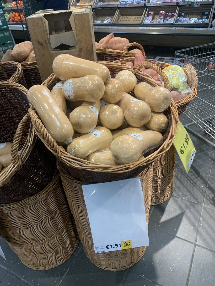 Lorcan Walsh (@lc_walsh) on Twitter photo .<a href="/TescoIrl/">Tesco Ireland</a> Any reason you are wrapping each organic butternut squash? …Especially when the non-organic ones *right* beside them are not wrapped?
#plasticpollution #plasticwaste #ClimateAction .<a href="/TescoIrl/">Tesco Ireland</a> Any reason you are wrapping each organic butternut squash? …Especially when the non-organic ones *right* beside them are not wrapped?
#plasticpollution #plasticwaste #ClimateAction