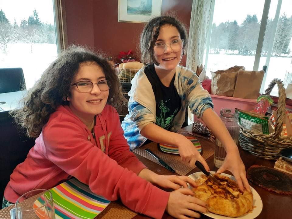 Thanks @dinnerwithjulie. We are eating well this week thanks to your online courses. The girls get excited every time you mention Quadra Island.