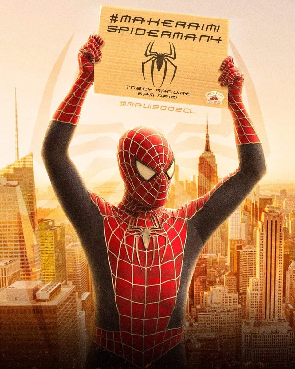 JoeBaszler's tweet photo. #makeraimispiderman4 https://t.co/DbhKJoOxtg