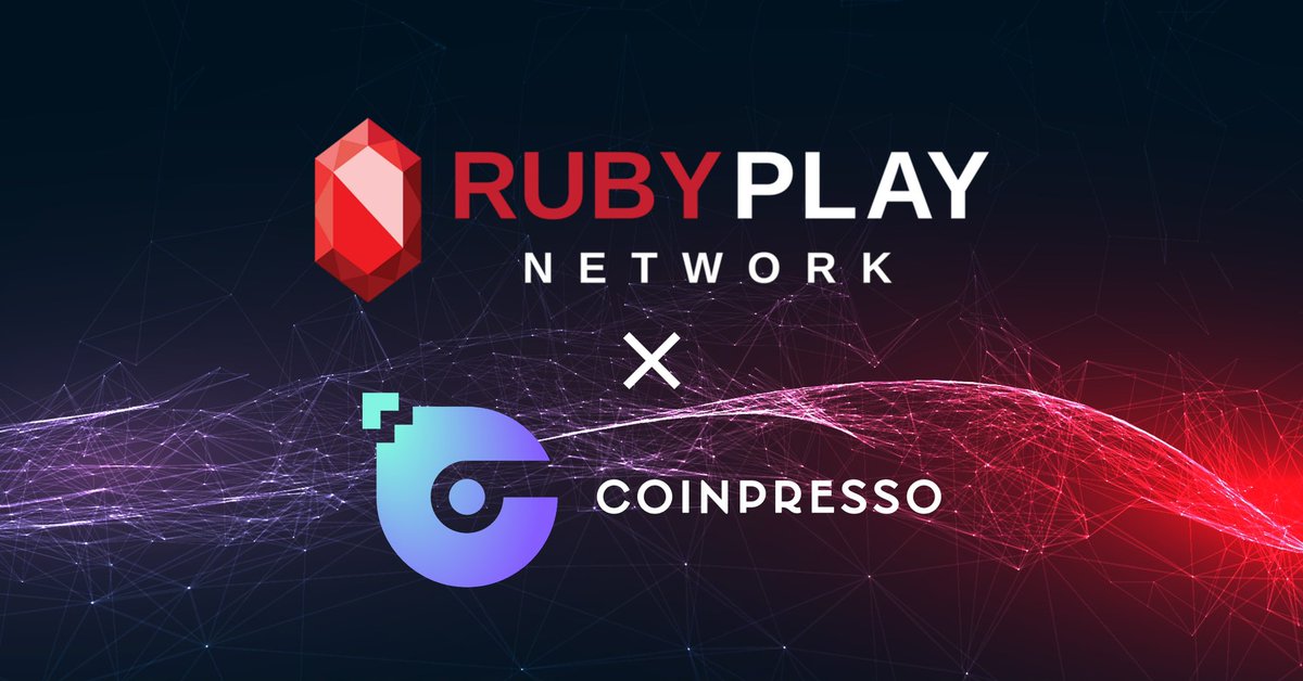 RubyPlayNetwork's tweet photo. ♦️INSTITUTIONAL INVESTMENT♦️
Our marketing partners @CoinpressoTeam have invested significantly into #RubyPlayNetwork expanding our partnership even further!🤫📈
The future of $RUBY is looking brighter than ever!♦️☀️
#BSC #BSCGem #Coinpresso https://t.co/cdJDXP30cg
