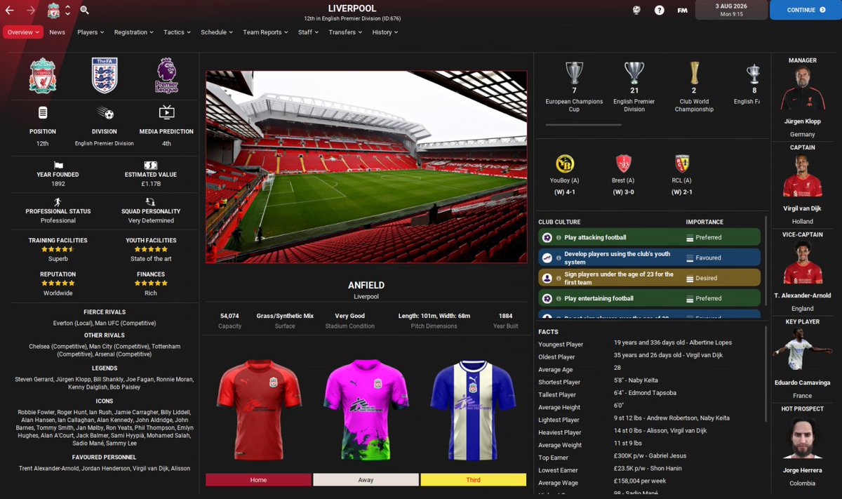 FM__Addict's tweet image. #FMGuide: Is your #FM22 save looking a little dull? Discover how to bring some colour to it with our guide to how to make #FootballManager look pretty. From logos and player faces to brand new kits whenever you want them.
Read on here: footballmanageraddict.com/2022/01/05/fmg…