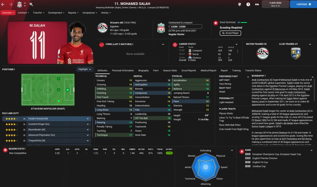 FM__Addict's tweet image. #FMGuide: Is your #FM22 save looking a little dull? Discover how to bring some colour to it with our guide to how to make #FootballManager look pretty. From logos and player faces to brand new kits whenever you want them.
Read on here: footballmanageraddict.com/2022/01/05/fmg…