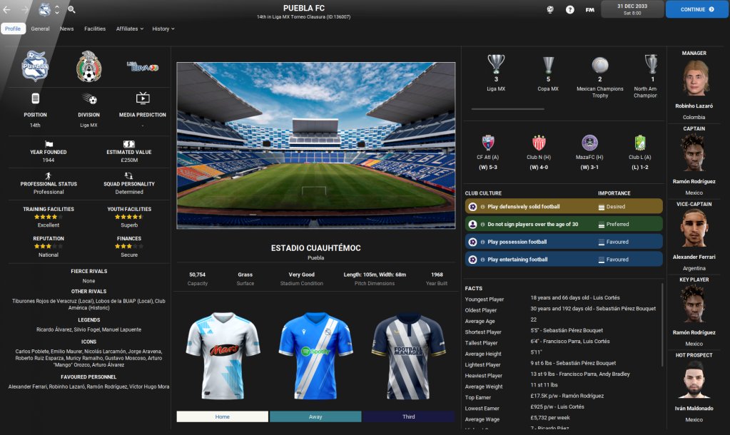 FM__Addict's tweet image. #FMGuide: Is your #FM22 save looking a little dull? Discover how to bring some colour to it with our guide to how to make #FootballManager look pretty. From logos and player faces to brand new kits whenever you want them.
Read on here: footballmanageraddict.com/2022/01/05/fmg…