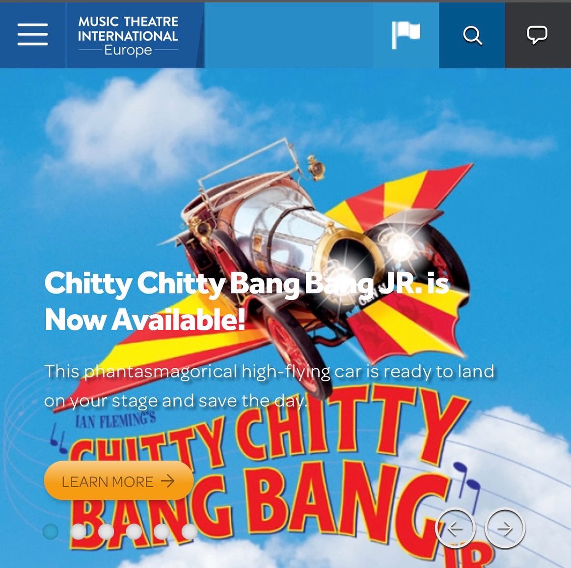 ChittyHire's tweet photo. ⭐️ Chitty Chitty Bang Bang Jr is now available for amateur license across the UK ⭐️ 
Head to our website to see more and enquire about our flying car and all the other props for this fantasmagorical musical show!
https://t.co/3I6og2fikm

#chittychittybangbang #chittyhire #theatre https://t.co/XQFajIIc0T