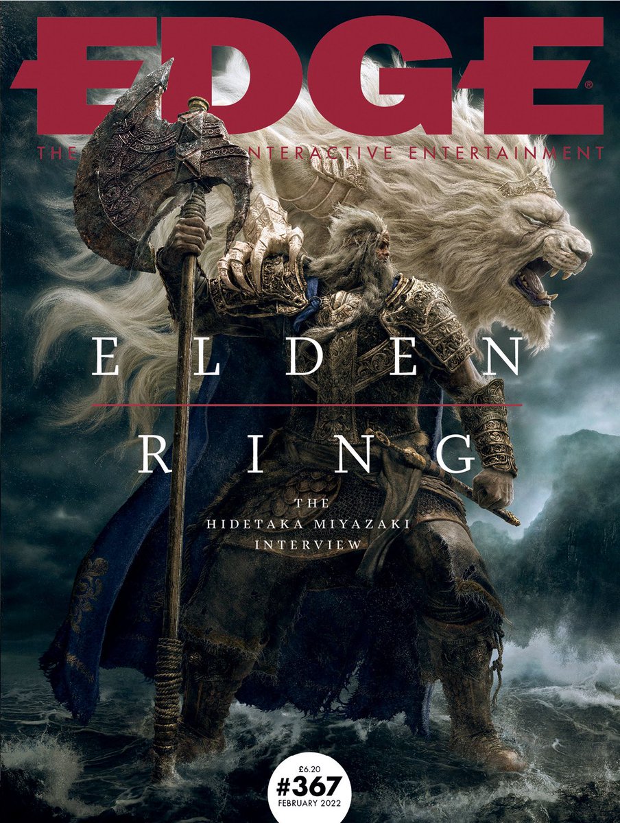 andrewphind's tweet image. So excited to see @jkillingsw0rth, back on bit.ly/EDGE367, for an exclusive interview with Hidetaka Miyazaki. all about #ELDENRING