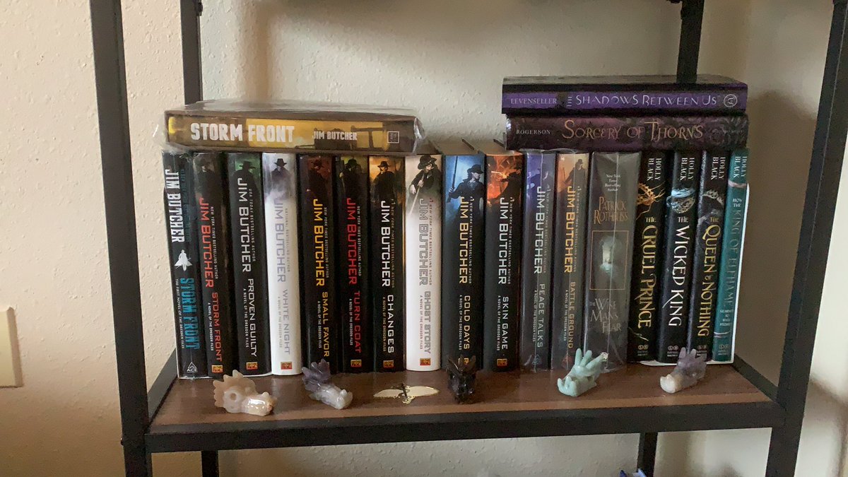 dewsydaisy's tweet photo. @CassThomps13 Audio book and if I really liked it I’ll search for a special edition in hardcover for my shelf. If I own a physical book these days it’s probably hardcover and I read/listened to it before hand to make sure I liked it enough for it to take up physical space in my home/life. https://t.co/l9Uy0wCp8j
