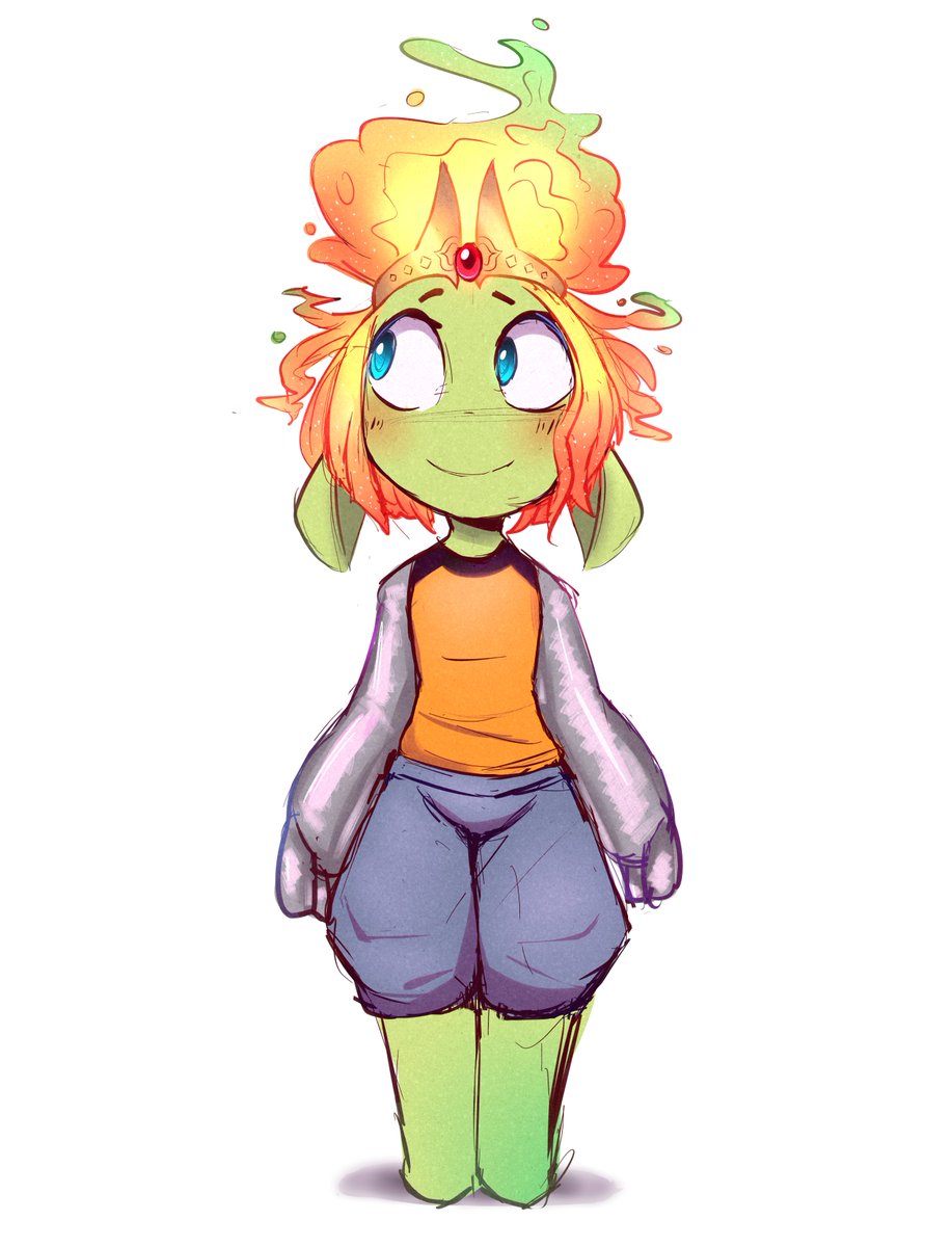 TheDarkFody's tweet photo. Art trade for @ChimeO_clock 💚💚💚! https://t.co/hPooV0kWRR