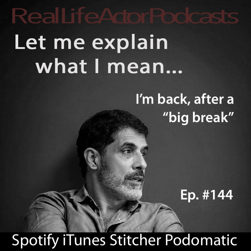 RealLifeActor's tweet photo. I’m back, after a “big break.” 😎 New podcast episode available now! 
https://t.co/WTKWcv4c46
#actor #acting #actorpodcast #reallifeactor #Broadway https://t.co/lre01NRL0P