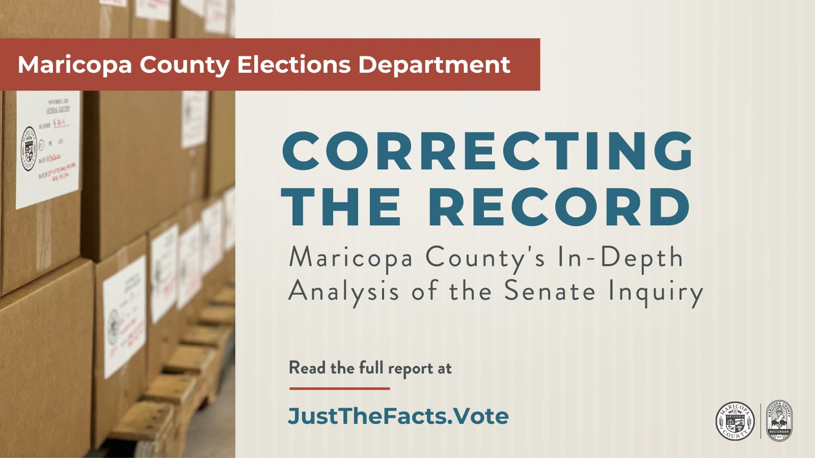 Maricopa County Elections Department (MaricopaVote) / Twitter
