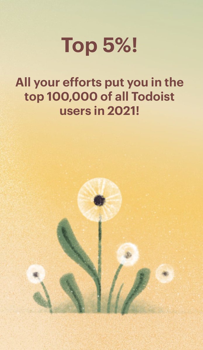 faridahfaiz's tweet photo. @todoist I've always had a problem with consistency and sticking to things (no thanks to my neurodivergent brain), so I'm really proud of the fact that my weekly streak was as long as it was! Motivates me to do better this year 💪🏼 also being in the top 5% is pretty cool ngl https://t.co/twZijlHLPl