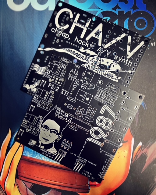 ChA/V andVGA4EVA boards are back in stock. #videosynth #DIY