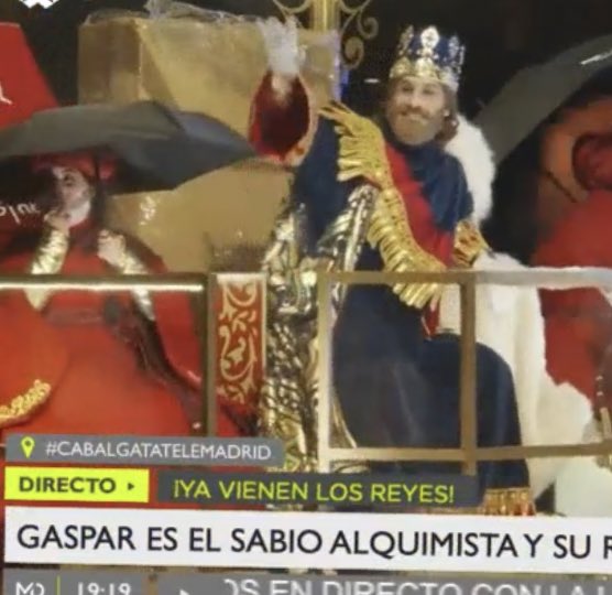 missantropez's tweet photo. El rey Gaspar de Madrid está para una cabalgata. #perdón https://t.co/0T3JPs8B9x