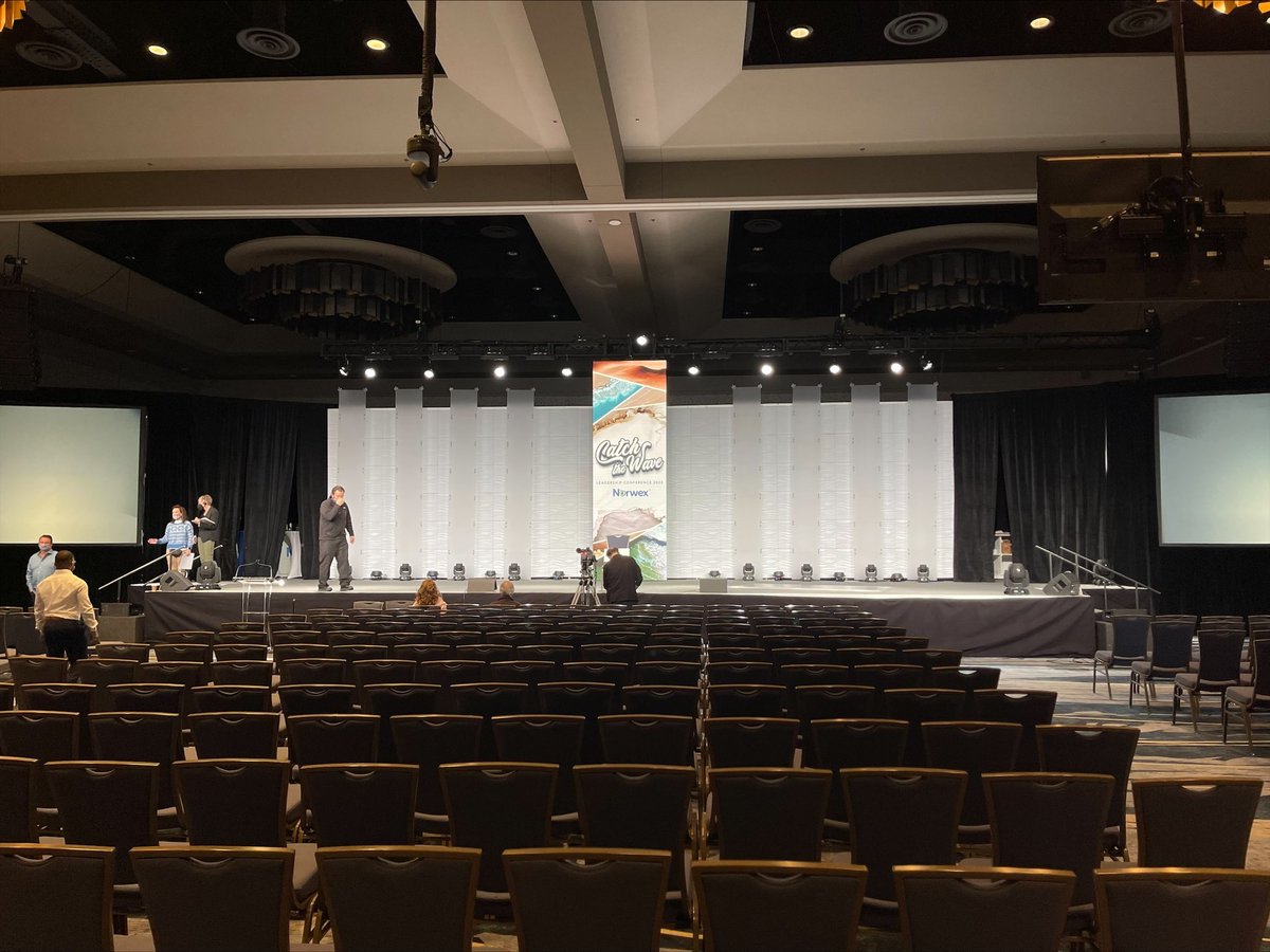 NorwexC's tweet photo. A little behind the scenes getting prepped and ready this morning! What are you most excited about? 😊 #LC2022 #NorwexCatchTheWave https://t.co/LAxDbIyEzE