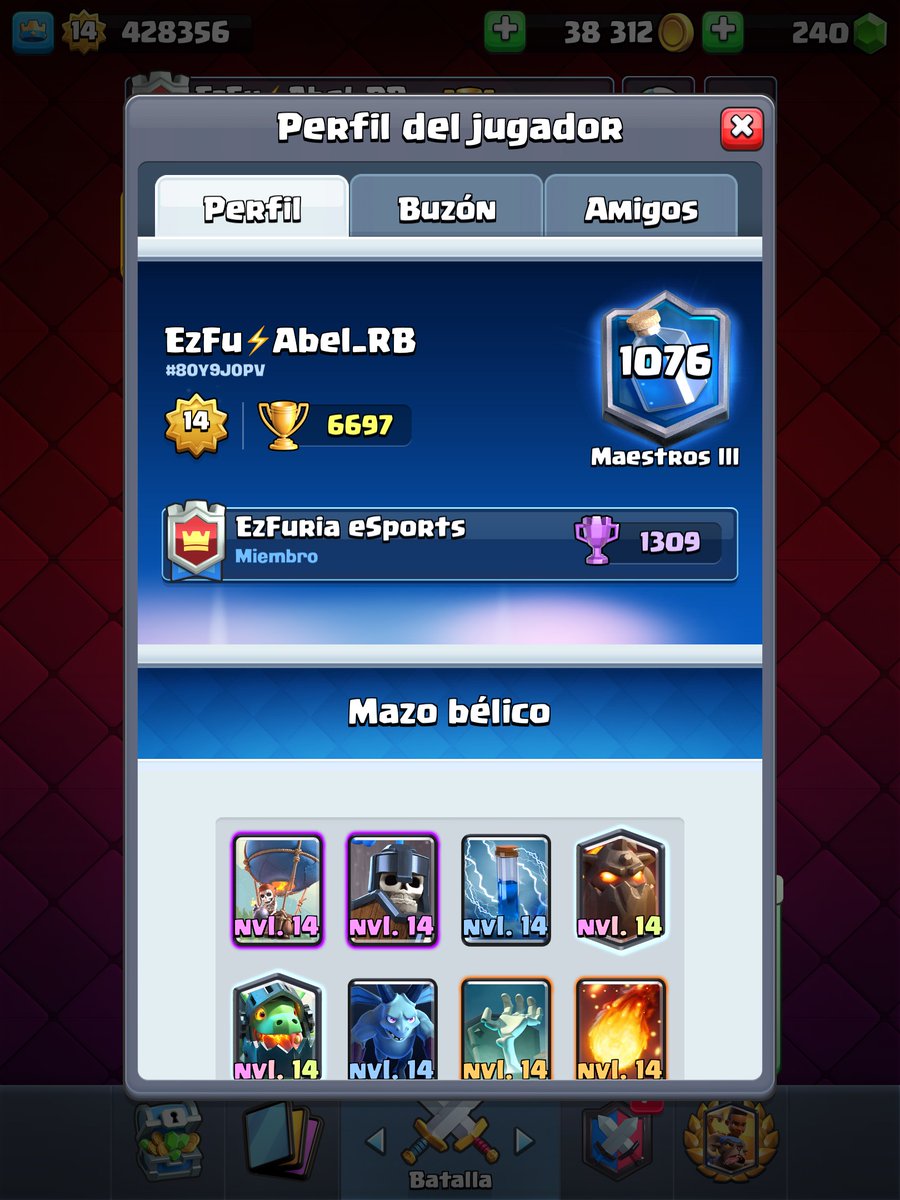 Directo de clash royale buscando lo que no pude conseguir ayer, el top 1k🔥

youtube.com/c/AbelRB
twitch.tv/abel_rb