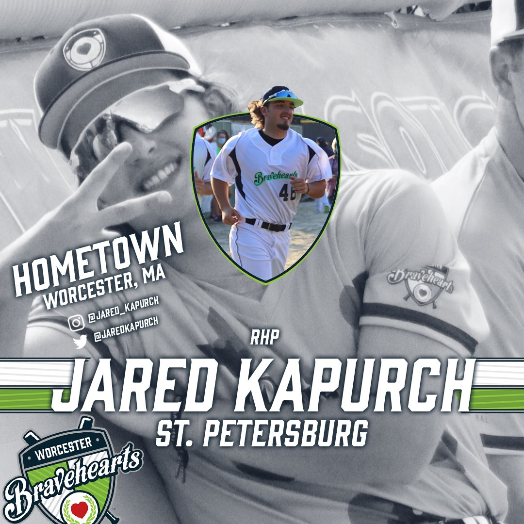 Welcome back home, Jared Kapurch!

Our first Worcester native, RHP <a href="/JaredKapurch/">Jared Kapurch</a> (<a href="/spcnews/">St. Petersburg College</a>) returns for his 2nd season with <a href="/WooBaseball/">Worcester Bravehearts💚⚾</a>!

#WooBall
