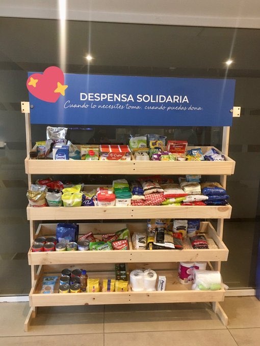 Este tipo de despensa deberíamos poder tenerla en algunos supermercados! 🙌🏼 buena iniciativa.