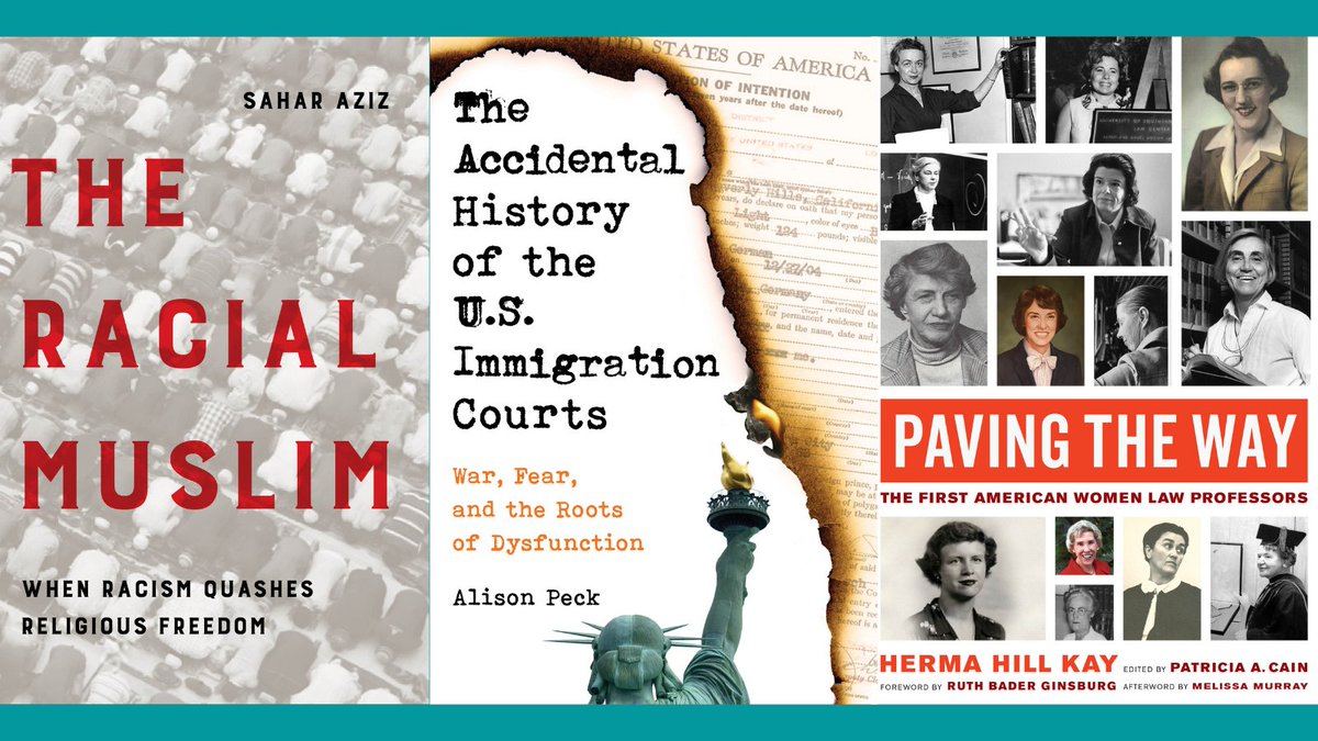 #AALS2022: check out our blog series from law authors, on topics from police body cameras, to immigration, to groundbreaking women in law. <a href="/saharazizlaw/">saharazizlaw.bsky.social</a>, @newmedialaw, <a href="/martha_buskirk/">Martha Buskirk</a> <a href="/TheAALS/">AALS</a> 

Use 21W2240 for 30% off our Law list: ow.ly/ckah50HnXnx