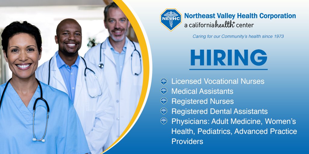 NEVHC's tweet photo. Imagine going to work &amp; knowing you’re giving back to the community, walking hand in hand with patients to help them reach their health goals, propelling your career, all while advancing health equity. Don’t imagine anymore, join NEVHC. Apply at: https://t.co/qVccVzBNtN

#NEVHC https://t.co/wQU28BSZrC