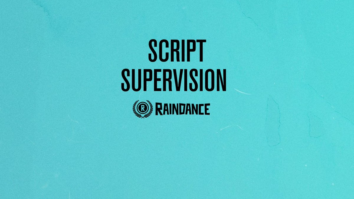 Raindance's tweet photo. The systematic step-by-step process to help you understand the role, the relationships on the set and the importance of being organised are our main subjects in the upcoming #ScriptSupervision #Masterclass
Book your place π the class is on #sale
https://t.co/HUJWLchMGf https://t.co/vtdnjBCaqb