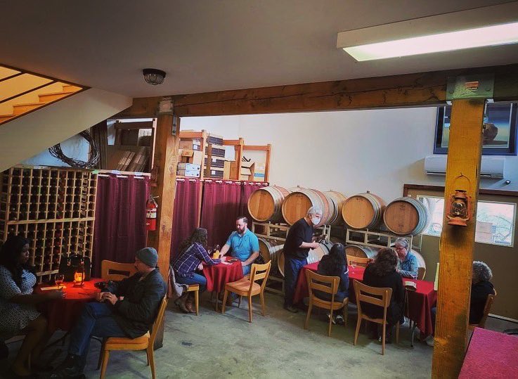 Join us for a glass by the fire or cozy up in our Barrel Room for a relaxed and intimate wine tasting! We are open 12-5pm every Wednesday-Sunday. See you soon 🍷 

#winetasting #oregonwine #oregonvineyards #willamettevalley #lowerlongtom #wine
