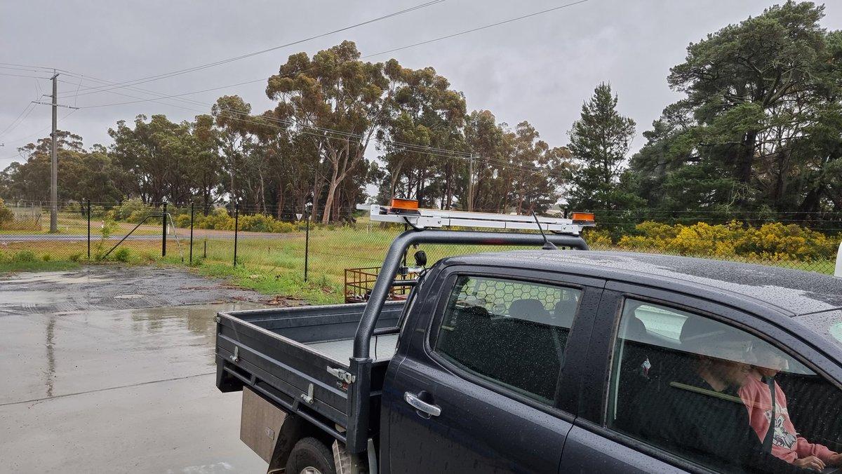 AgGear's tweet photo. Oversign Load Ahead Sign and Lights. Black frames with a gas strut or electric actuator are in stock now. White also available. Various options for ute head board and roof rack mount.  Australian Made. https://t.co/DLht0F8Uxj