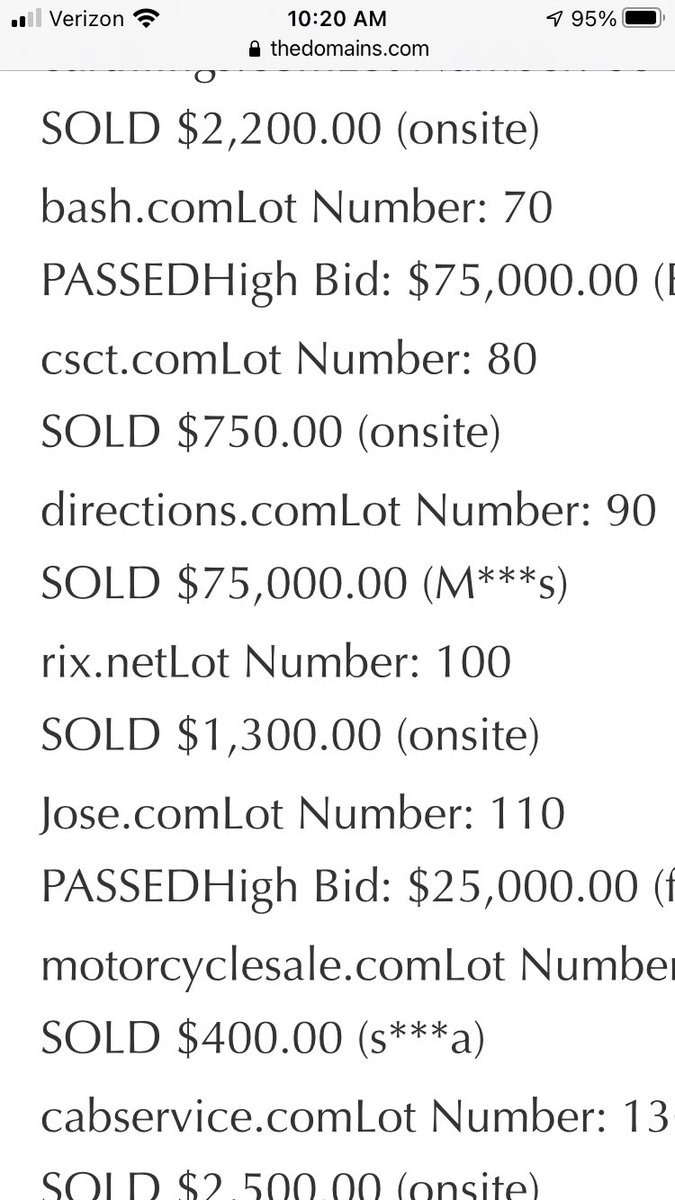 AltAssetInfo's tweet photo. This domain Rally is pushing. Recently sold for $75,000. It ranks poorly on SEO, Mapquest dominates. Not worth $140,000. Stop it. #url2 https://t.co/sJtlrAl38p
