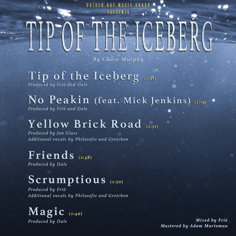 ChaseChowder's tweet photo. Official tracklist for TOTI🗻

I got one more single to drop before the project, guess which one? https://t.co/vDhVyGRfqo