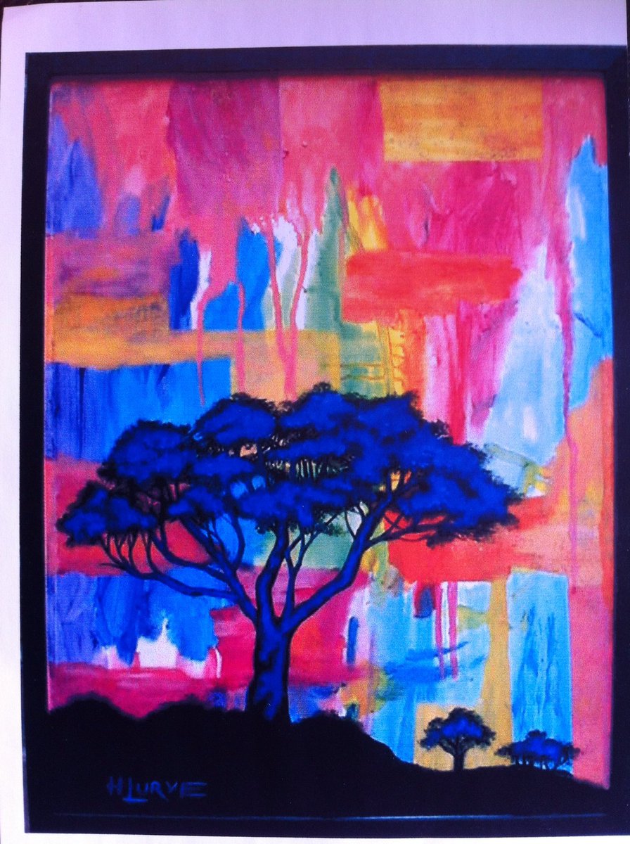 lakedolphin's tweet photo. Oil and acrylic on canvas “Africa” https://t.co/alar2Y5Aow