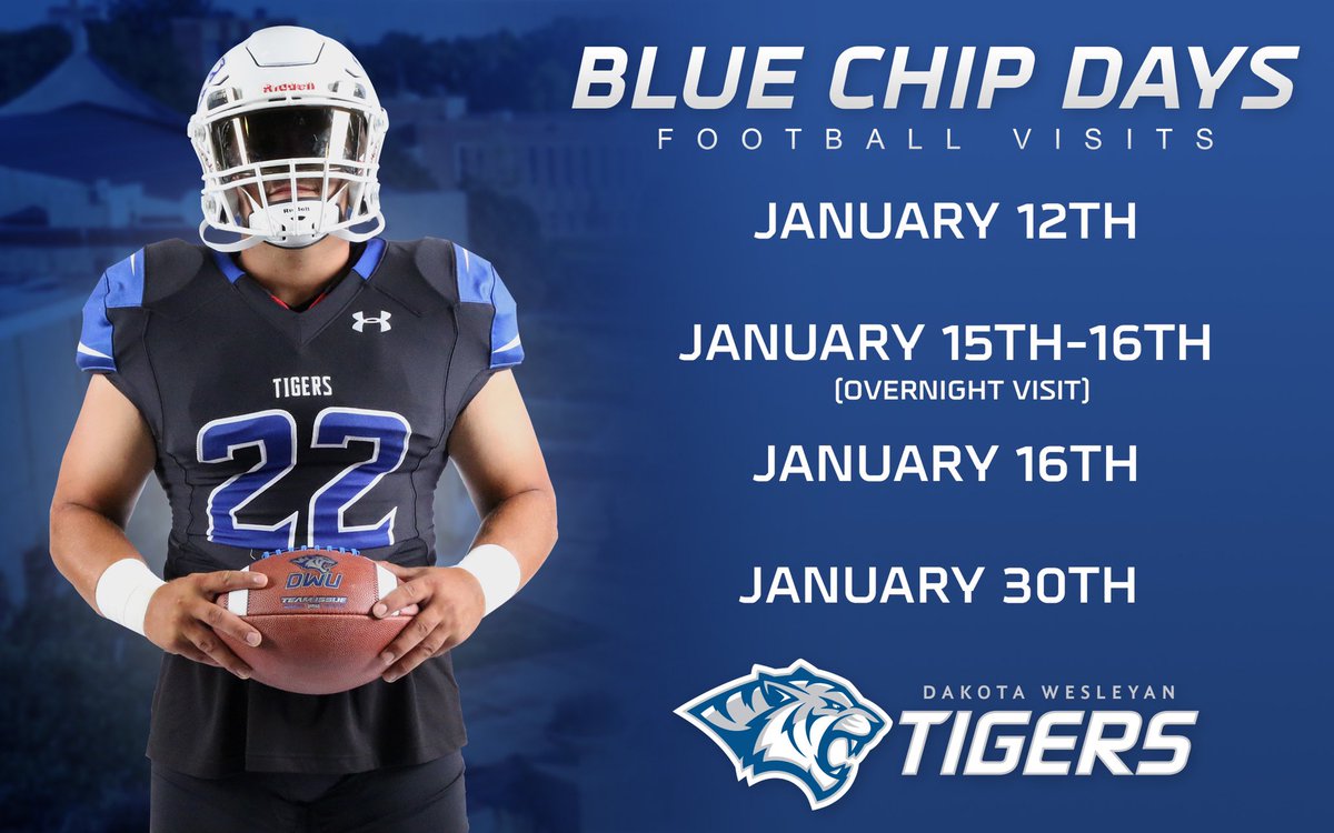 One week from today our January Recruit visits get rolling. 

Get accepted to school, get signed up, and let us show you what DWU is all about!

APPLY TO DWU:
www2.dwu.edu/WebForms/AppUn…

VISIT SIGN UP:
dwu.edu/admissions/vis…