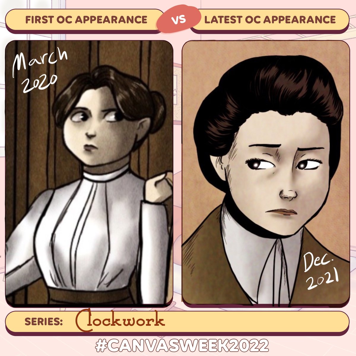 birdytheartist's tweet photo. Stuart, Victoria and Eliza from #clockworkwebtoon! Happy #CANVASWeek2022! Read Clockwork on @webtooncanvas today! โก๏ธ๐ฐhttps://t.co/2jbrCcmu0w #webtoon #webtoons #webtooncanvas #canvasweek #drawwithcanvas https://t.co/UZlr0i0BLR