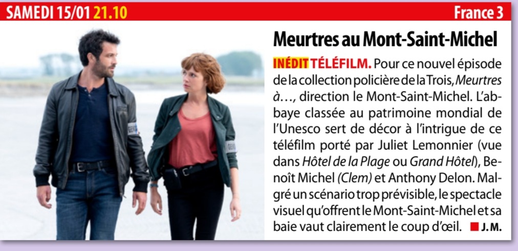 Sandrine2214's tweet photo. @cathmarchal_off 💜 dans "Meurtres au Mont Saint-Michel" 🔽
Articles tirés des magazines #tvgrandeschaines et #teleprogrammes 😉
Vivement le samedi 15 janvier 🤩 https://t.co/zeWiRrgQdb