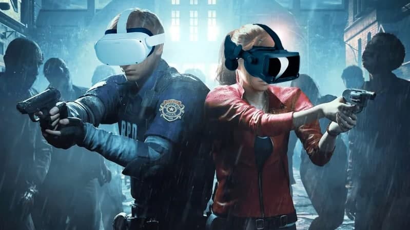 look_vr's tweet photo. КАК ИГРАТЬ В RESIDENT EVIL 2 И 3 В ВИРТУАЛЬНОЙ РЕАЛЬНОСТИ
#vr #виртуальнаяреальность #lookvr #новости #ar #snapchat #moscow #oculus #oculusquest2 #ar #дополненнаяреальность #meta #nike https://t.co/zr0UeY8Ic1 https://t.co/Bsy7FrUs2i