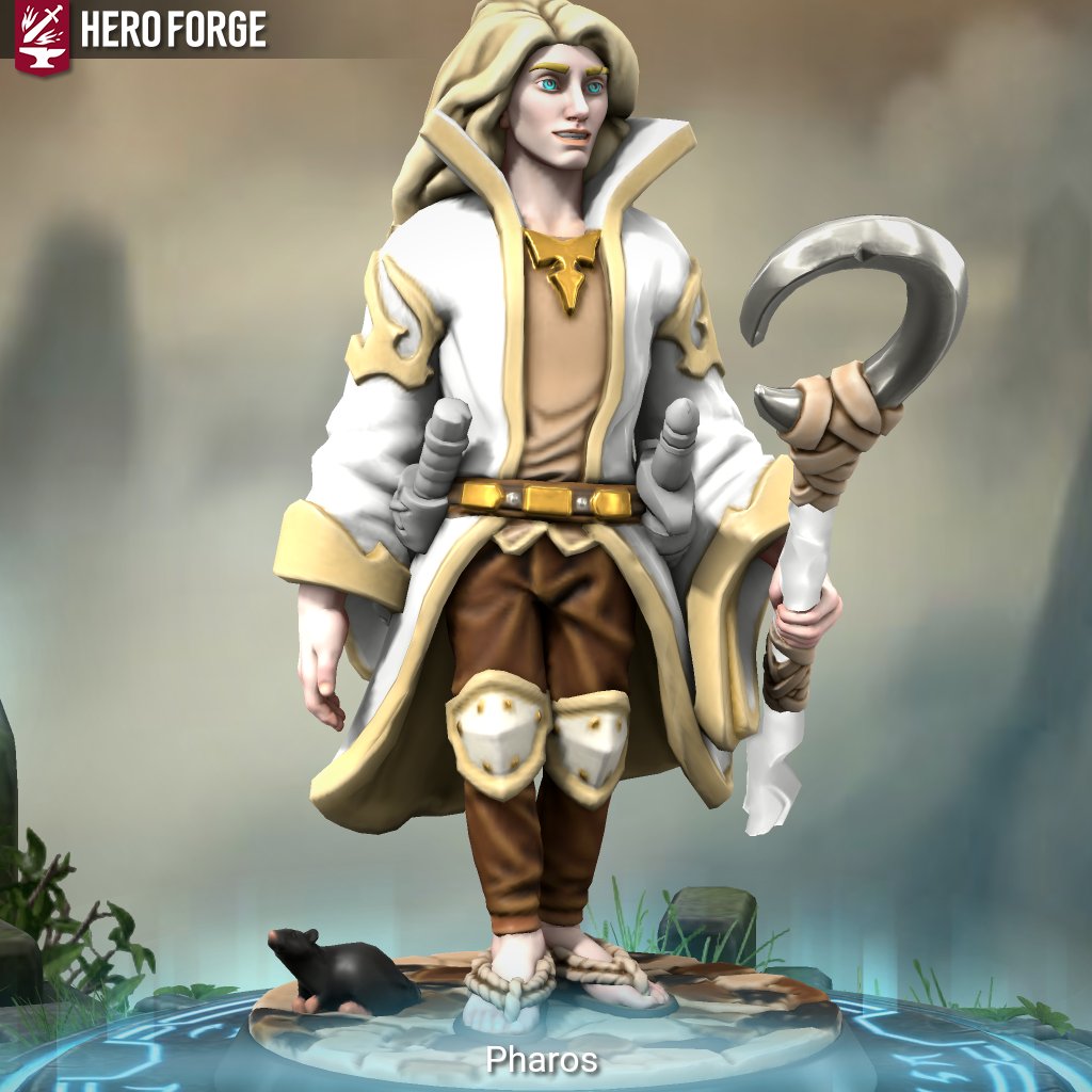 This is my Celestial Warlock Pharos! I can't wait to play him! We're going to be on twitch on Lord Revan 30_'s channel.