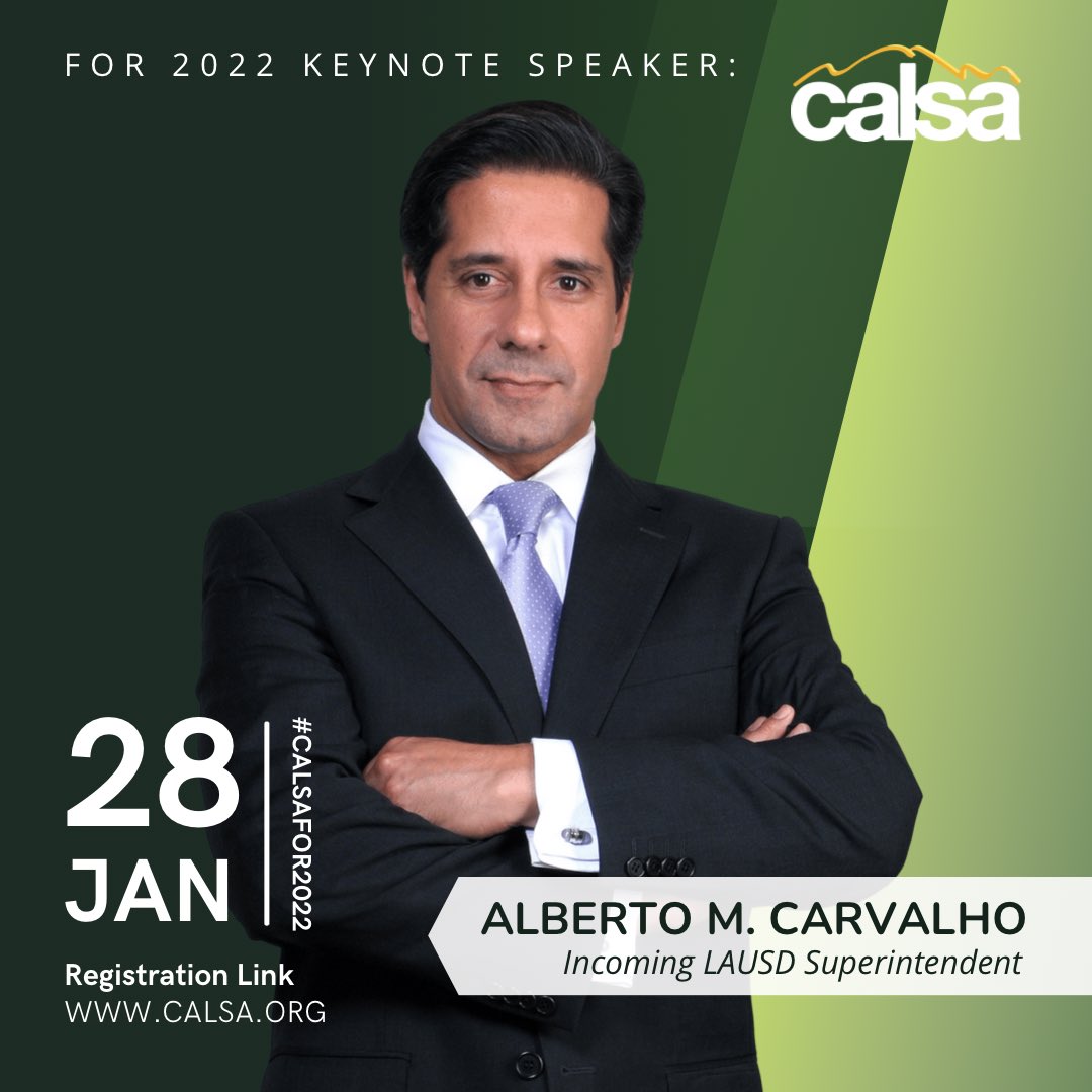 CALSAfamilia's tweet photo. We’re excited to have @MiamiSup join us at the 2022 CALSA Focus on Results conference!

Enhance your leadership skills and sharpen your tools by meeting us in San Diego, CA, on January 28-30, 2022, Secure your spot now: https://t.co/RVTuLU2v4q https://t.co/Glb6QFKYrc