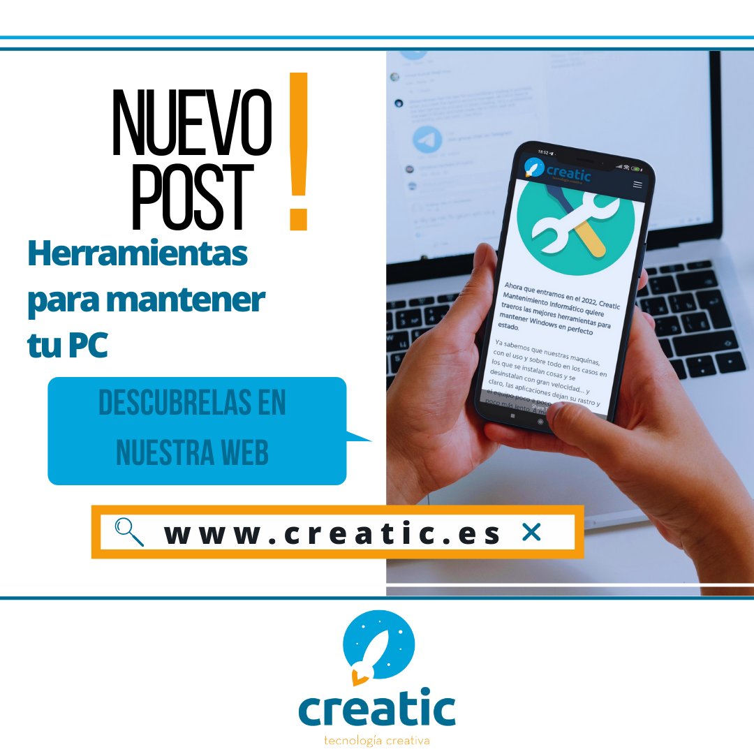 creatic_es's tweet photo. Hoy os dejamos este articulo con #herramientas para hacerle una puesta a punto a vuestros #equipos.
¡Feliz noche de reyes!

https://t.co/4N3p1AmG5b

#informática #pymes #mejoratecnológica #tecnología #informaticavalencia https://t.co/AR1ko6K47k