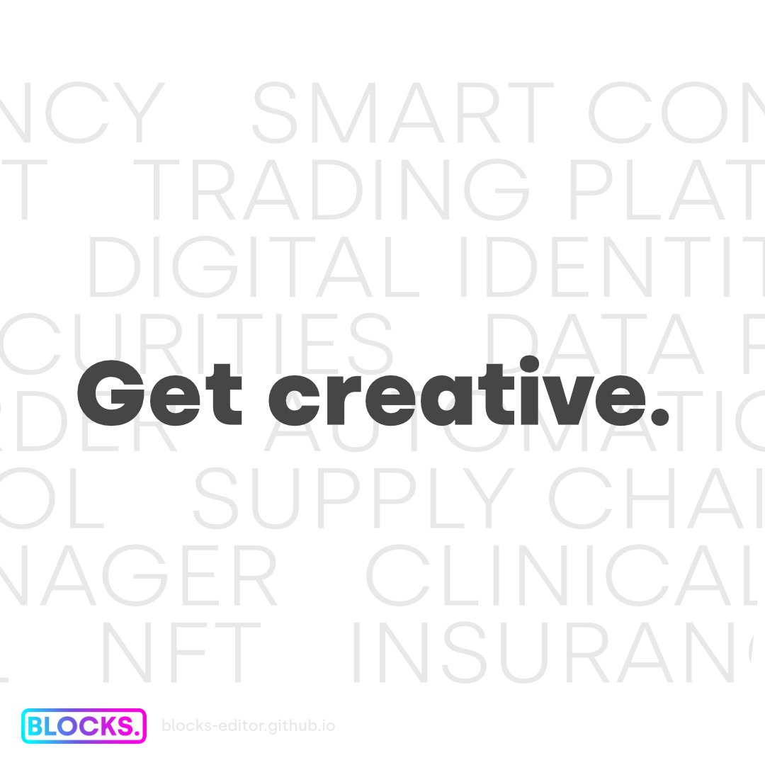 BlocksEditor's tweet image. We&apos;re excited to announce the #Blocks Open Beta! 

Learn to build #blockchain smart contracts with an intuitive visual drag-and-drop editor. 

Read the announcement post: blocks-editor.medium.com/blocks-availab…