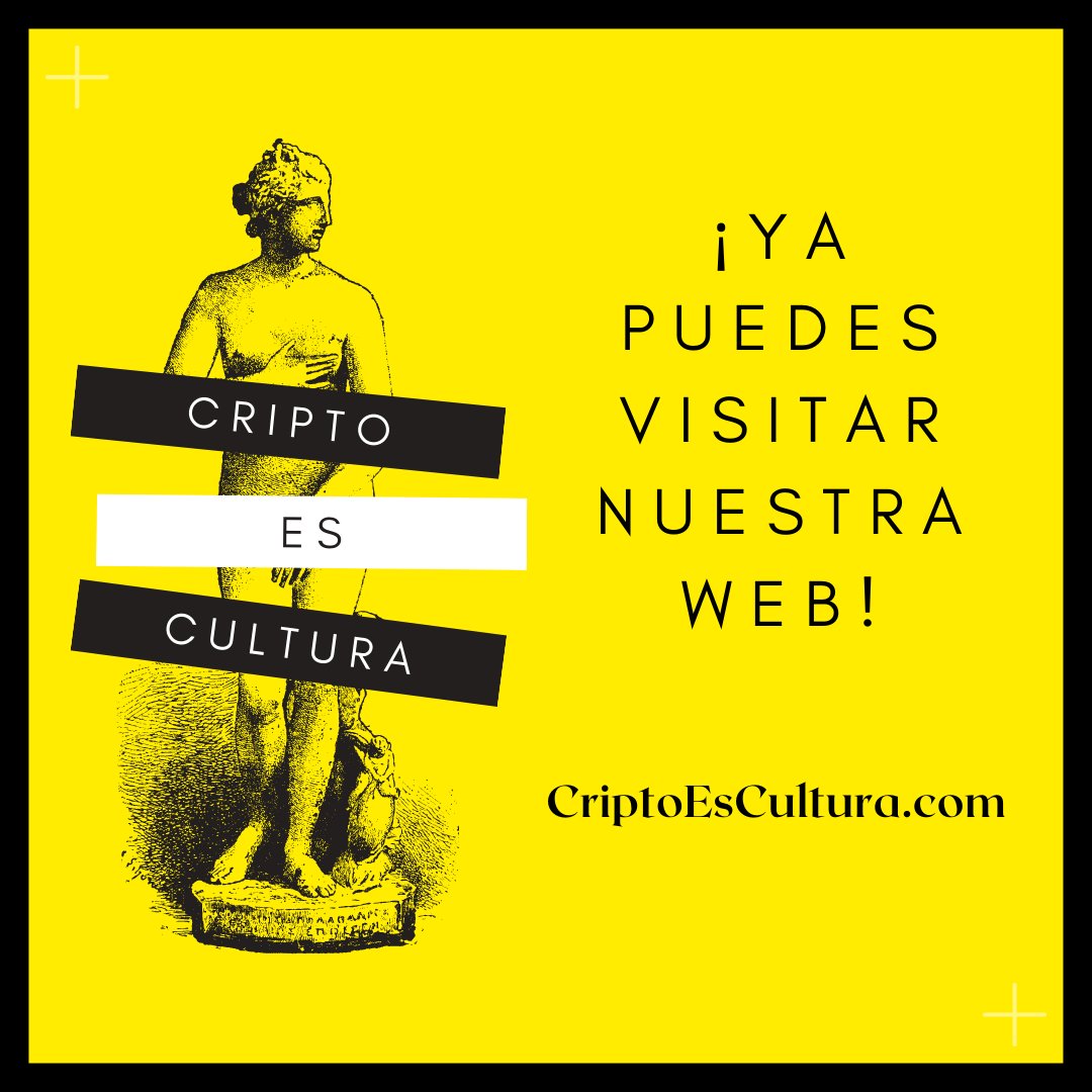 Querida #NFTfamily:

🌞 ¡NUESTRA WEB YA ESTÁ LIVE! 🌞

Queremos ayudar, educar y promocionar a artistas de habla hispana en sus primeros pasos hacia la auto-soberanía creativa y financiera.

¿Me ayudáis a que se entere toda la #NFTCommunity? 🙏💛

criptoescultura.com