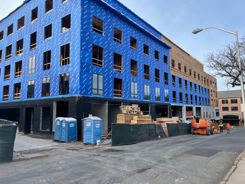 Topology_is's tweet photo. Last week we shared an article about #construction progress on the #VoseAndTaylor development in @southorangenj, which came to be as a result of a #redevelopmentplan that Topology wrote for the Village. 🏗

#SouthOrange #SouthOrangeNJ #SouthOrangeVillage https://t.co/SaRsc7Zgzf