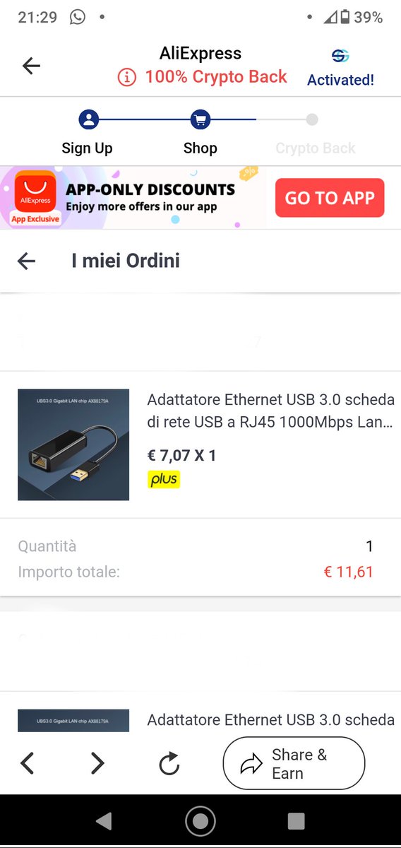 Viperxander86's tweet photo. By using the SocialGood App, I got the same amount I spent on shopping in crypto for free!
Use invitation code: GLMMWE to shop practically free at over 1,800 stores
Already used by 270,000 people!
https://t.co/UaAhTFuLxL 
#SocialGoodApp_CryptoBack https://t.co/Jyi5G7Amkj