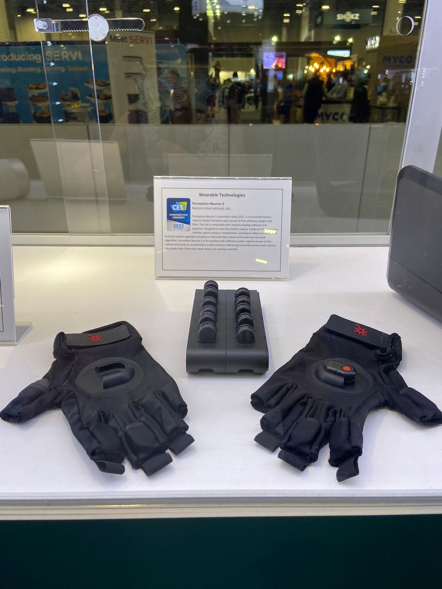 noitomocap's tweet photo. #CES2022 attendees, check out @Noitom’s #PerceptionNeuron3, an Innovation Award Honoree and the world’s smallest mocap system, on display at the Venetian Expo #MocapForAll https://t.co/IxxeDrvFOe