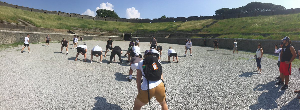 Fortunate to Walk-thru in some Amazing Venues Across the Nation, from West Coast Beaches to East Coast Cities, Hotel Banquet Halls to NFL Stadiums, but This 1️⃣ Still Holds the Top Spot:

Gladiator’s Amphitheater of Pompeii 🇮🇹 

#Pa22ion <a href="/UofStThomasMN/">University of St. Thomas</a> #RollToms <a href="/Coninews/">CONI</a> #Italia