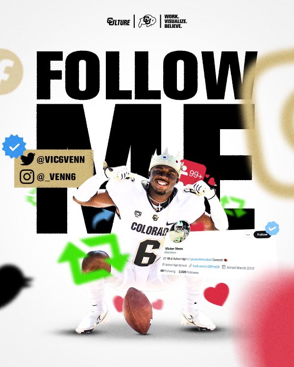 Vic6Venn's tweet photo. Follow me on Twitter &amp; Instagram! 🦬🔥 #SkoBuffs #GoBuffs https://t.co/F7JdyOwJfg